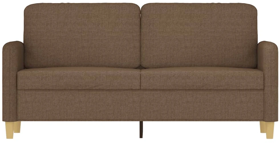 Dvivietė sofa, rudos spalvos, 140cm, audinys