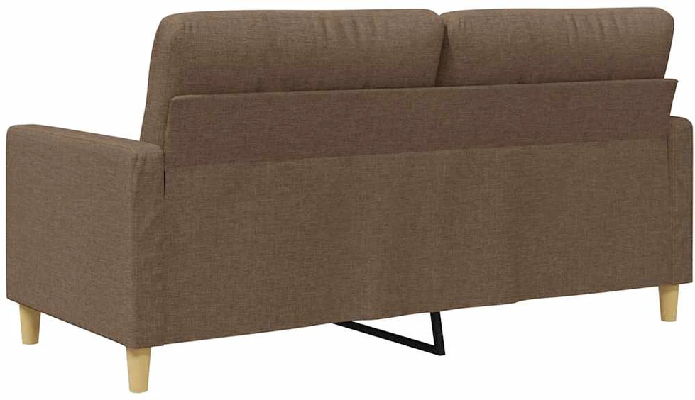 Dvivietė sofa, rudos spalvos, 140cm, audinys