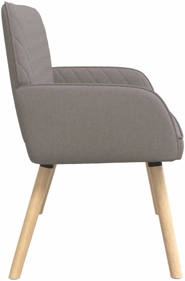 Dvivietė sofa su medžio masyvo kojelėmis 2 vietos Taupe