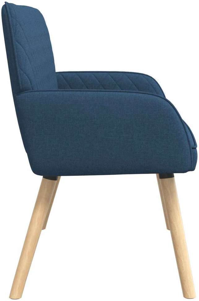 Dvivietė sofa su medžio masyvo kojelėmis 2 vietos Mėlyna