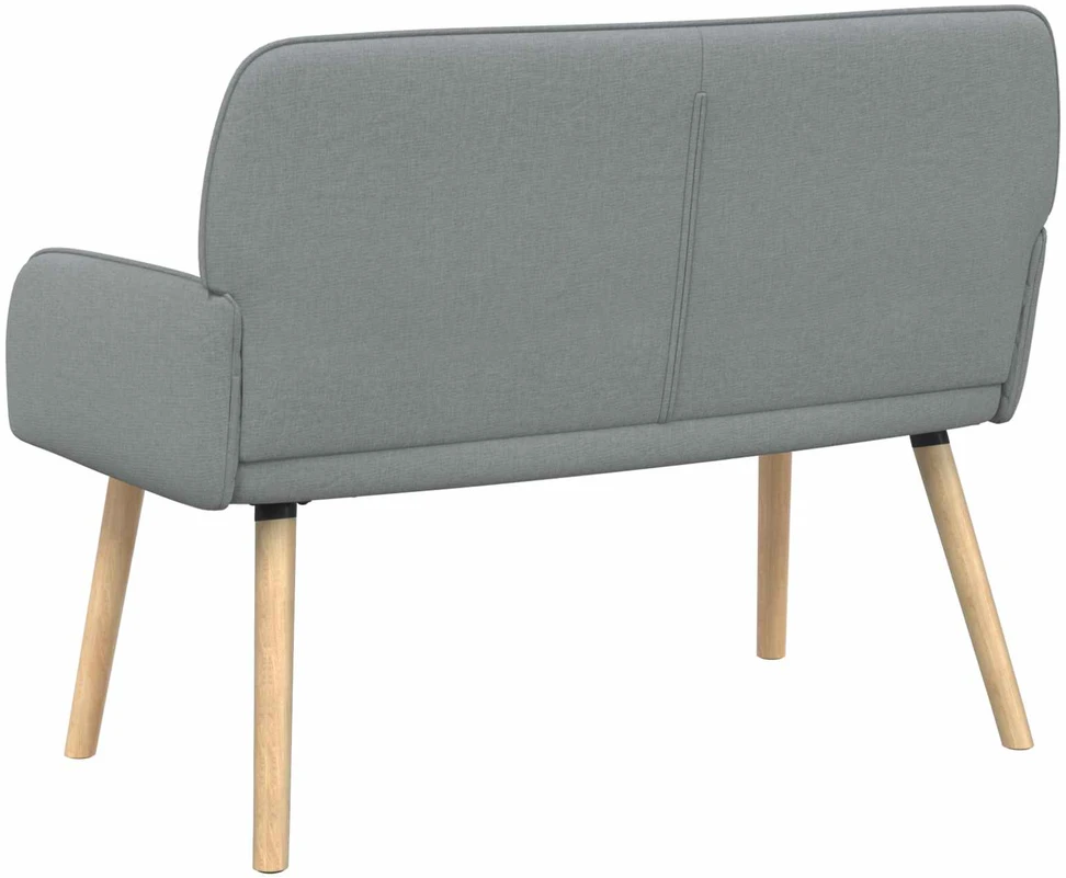 Dvivietė sofa su medžio masyvo kojelėmis 2 vietos