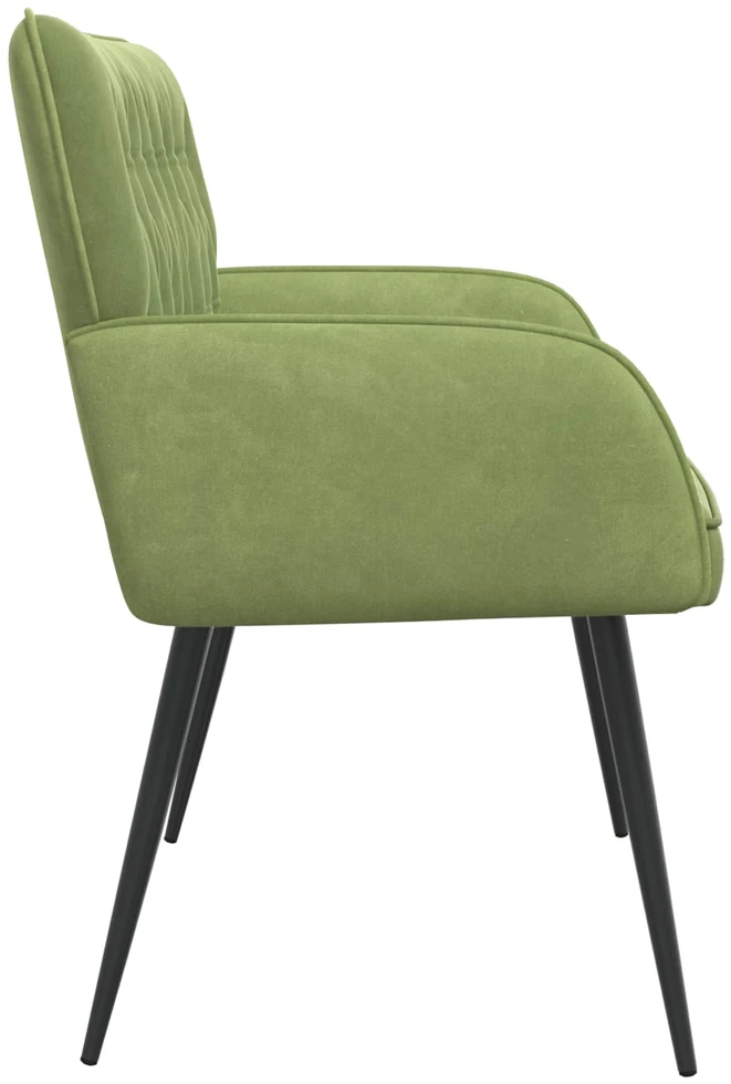 Dvivietė sofa su metalinėmis kojelėmis 2 vietos Šviesiai žalia