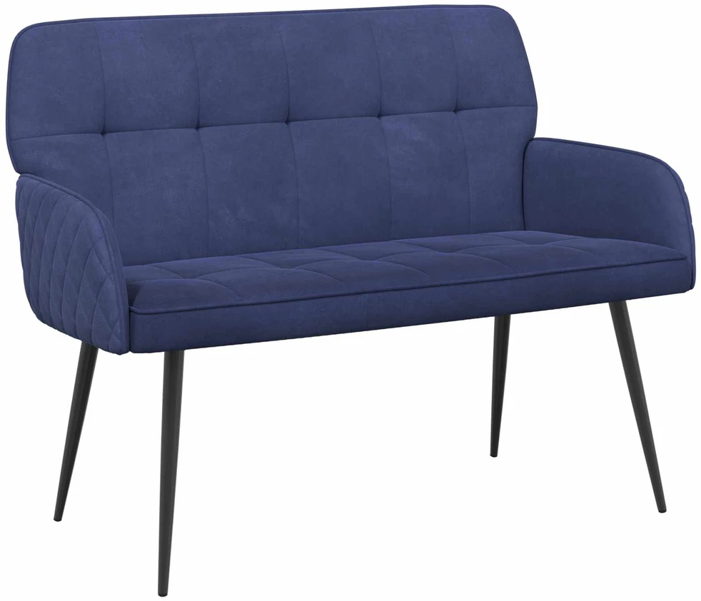 Dvivietė sofa su metalinėmis kojelėmis 2 vietos
