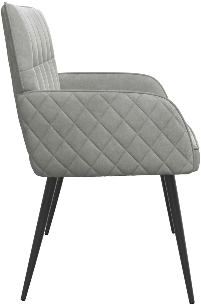 Dvivietė sofa su metalinėmis kojelėmis 2 vietos Šviesiai pilka