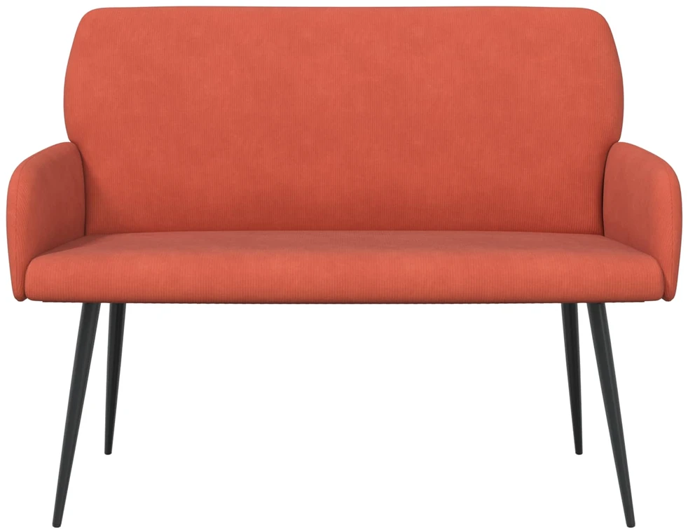 Dvivietė sofa su metalinėmis kojelėmis 2 vietos