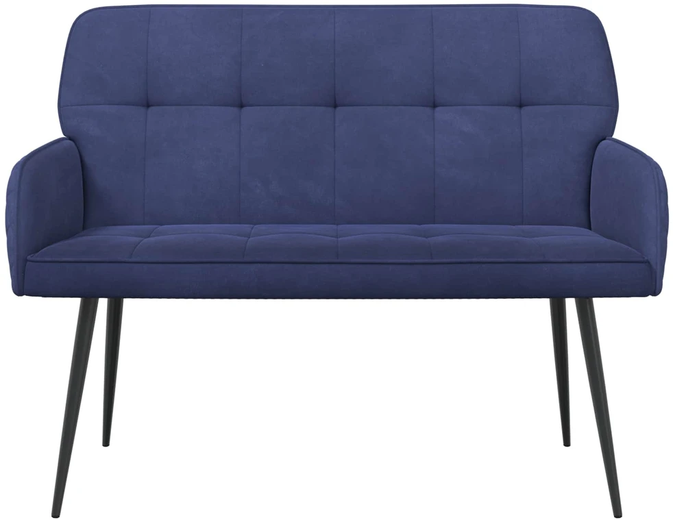 Dvivietė sofa su metalinėmis kojelėmis 2 vietos