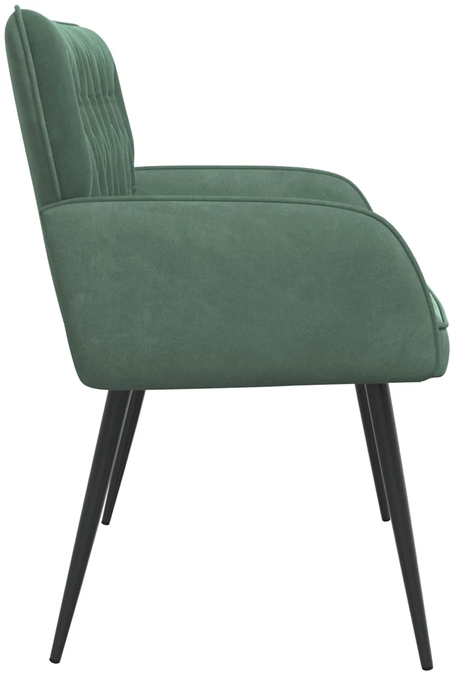 Dvivietė sofa su metalinėmis kojelėmis 2 vietos Jūrinė žalia