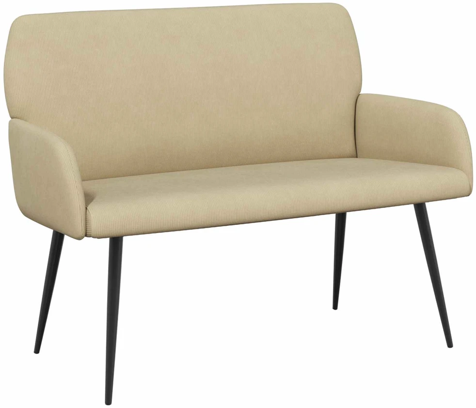 Dvivietė sofa su metalinėmis kojelėmis 2 vietos Pilkai žalia