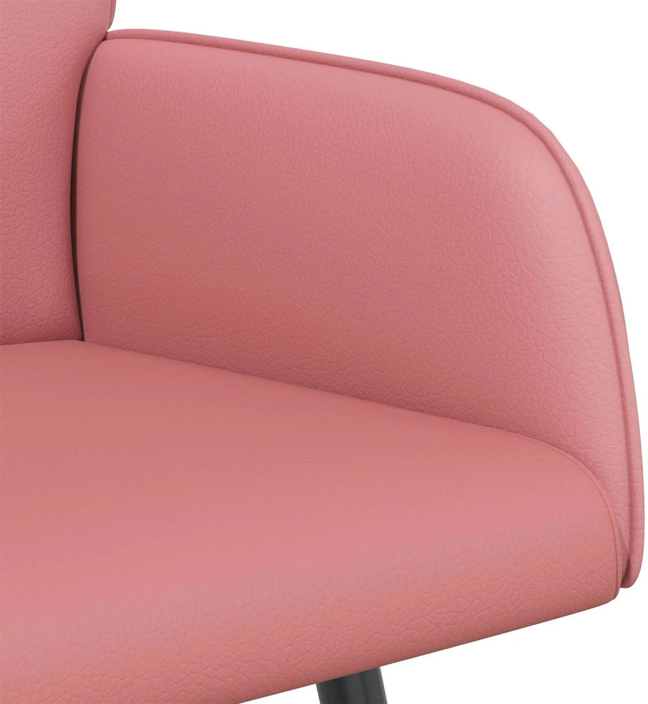 Dvivietė sofa su metalinėmis kojelėmis 2 vietos Rožinė