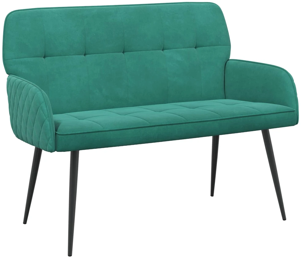 Dvivietė sofa su metalinėmis kojelėmis 2 vietos Turkio Aksomas