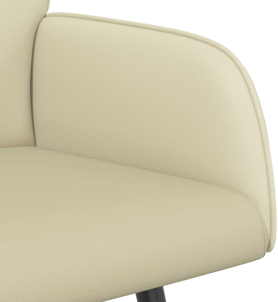 Dvivietė sofa su metalinėmis kojelėmis 2 vietos Kreminė