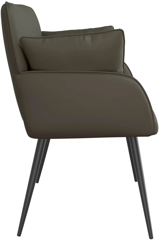 Dvivietė sofa su metalinėmis kojelėmis 2 vietos Pilka