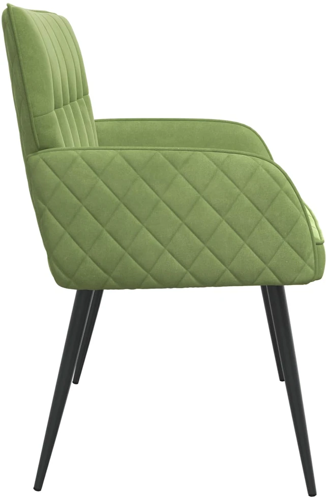 Dvivietė sofa su metalinėmis kojelėmis 2 vietos Šviesiai žalia