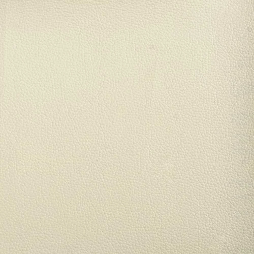Dvivietė sofa su pagalvėlėmis, kreminė, 140cm, dirbtinė oda
