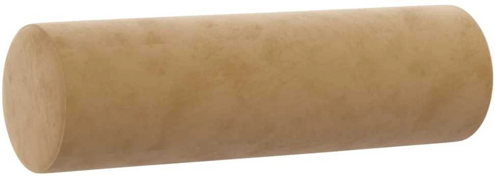 Dvivietė sofa su pagalvėlėmis, rudos spalvos, 140cm, aksomas