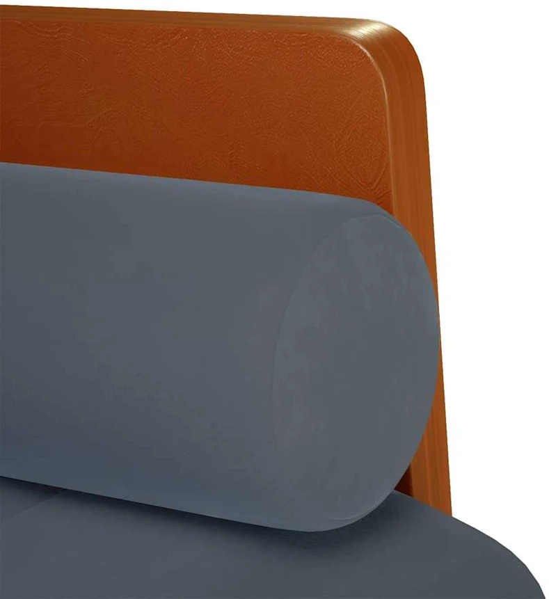 Dvivietė sofa su pagalvėlėmis, tamsiai pilka, 110 cm, aksomas