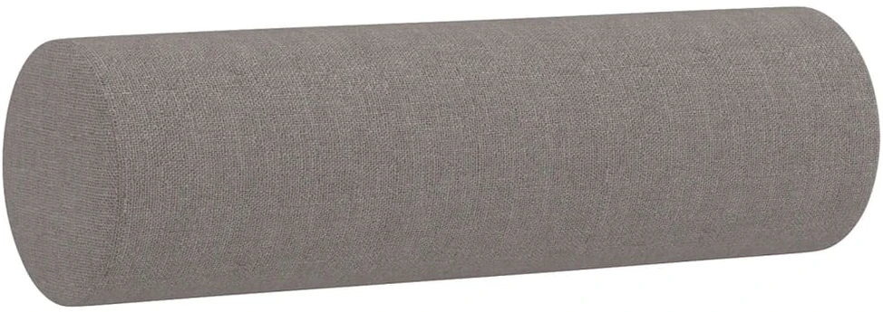Dvivietė sofa su pagalvėlėmis, taupe spalvos, 140cm, audinys