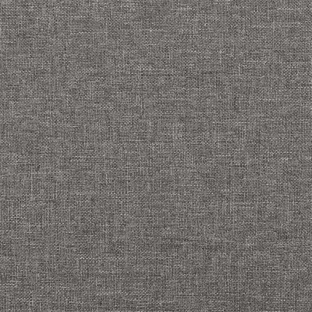 Dvivietė sofa su pagalvėmis, tamsiai pilka, 140cm, audinys