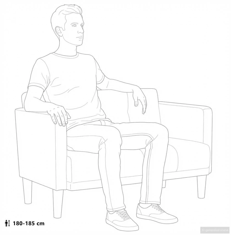 Dvivietė sofa, šviesiai pilka, 111 cm, audinys