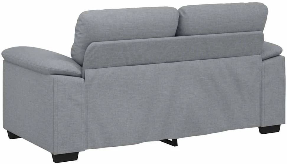 Dvivietė sofa, šviesiai pilka, 160x81x84 cm, audinys
