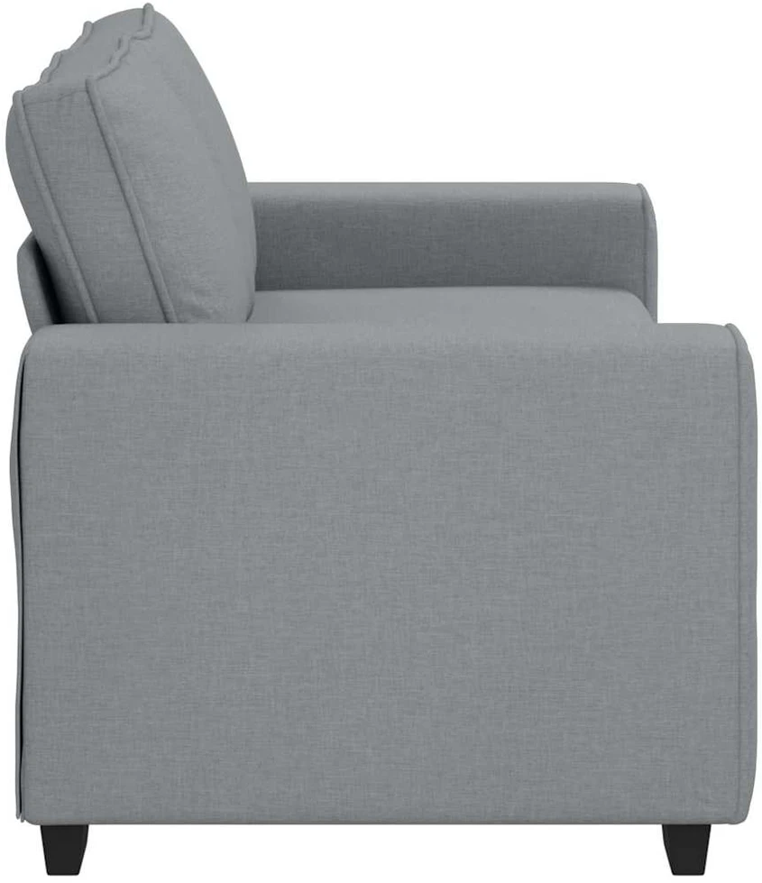 Dvivietė sofa, šviesiai pilka, 180x77x82 cm, audinys