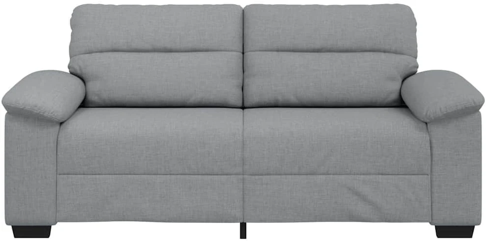 Dvivietė sofa, šviesiai pilka, 180x81x84 cm, audinys