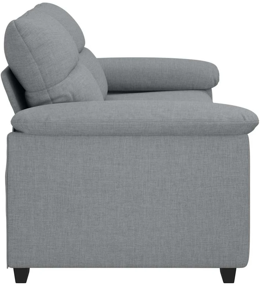Dvivietė sofa, šviesiai pilka, 180x81x84 cm, audinys