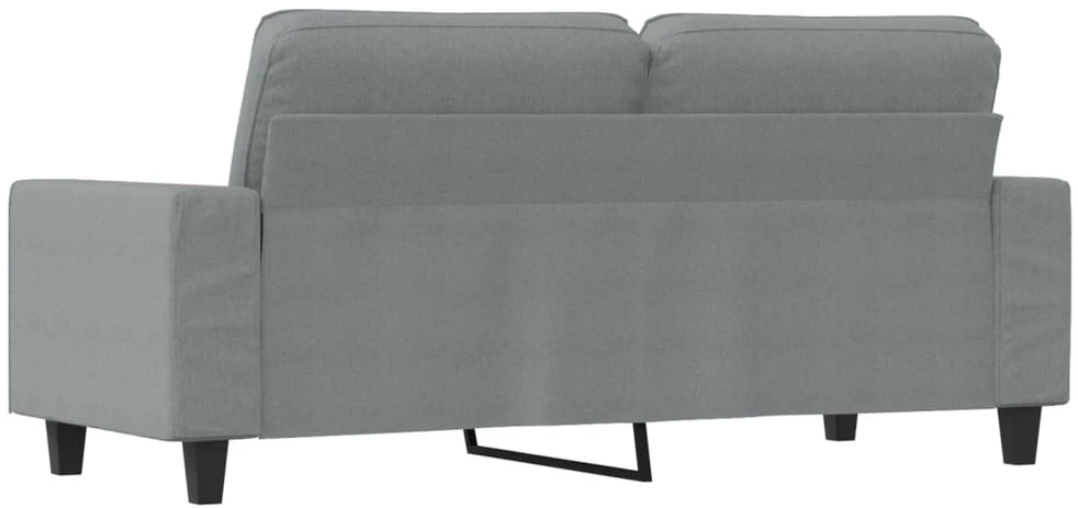 Dvivietė sofa, šviesiai pilkos spalvos, 140cm, audinys