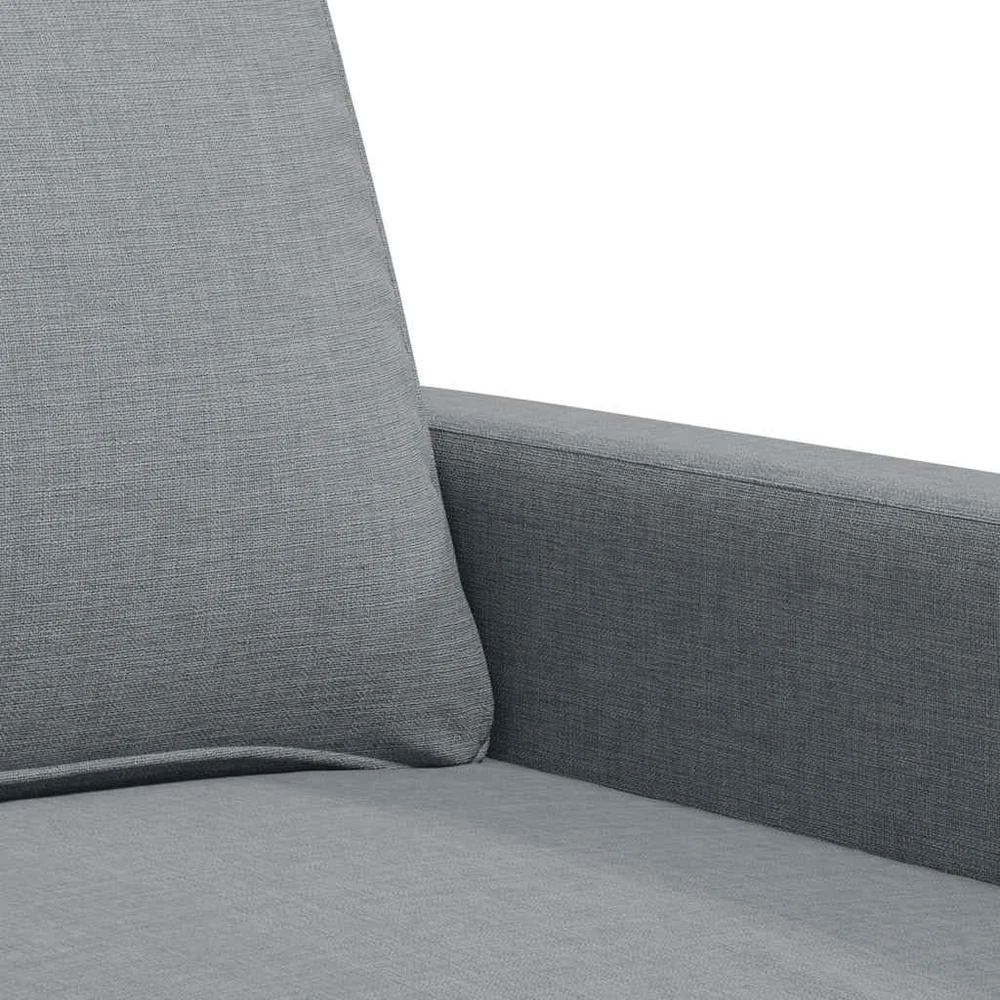 Dvivietė sofa, šviesiai pilkos spalvos, 120cm, audinys
