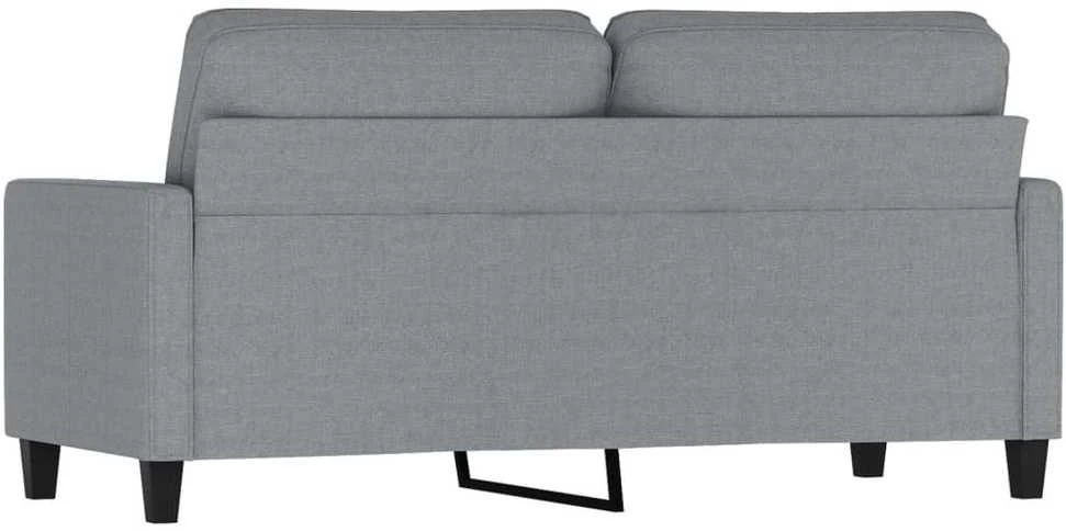 Dvivietė sofa, šviesiai pilkos spalvos, 140cm, audinys
