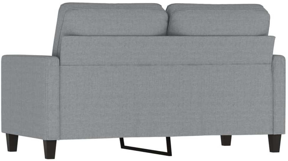 Dvivietė sofa, šviesiai pilkos spalvos, 120cm, audinys