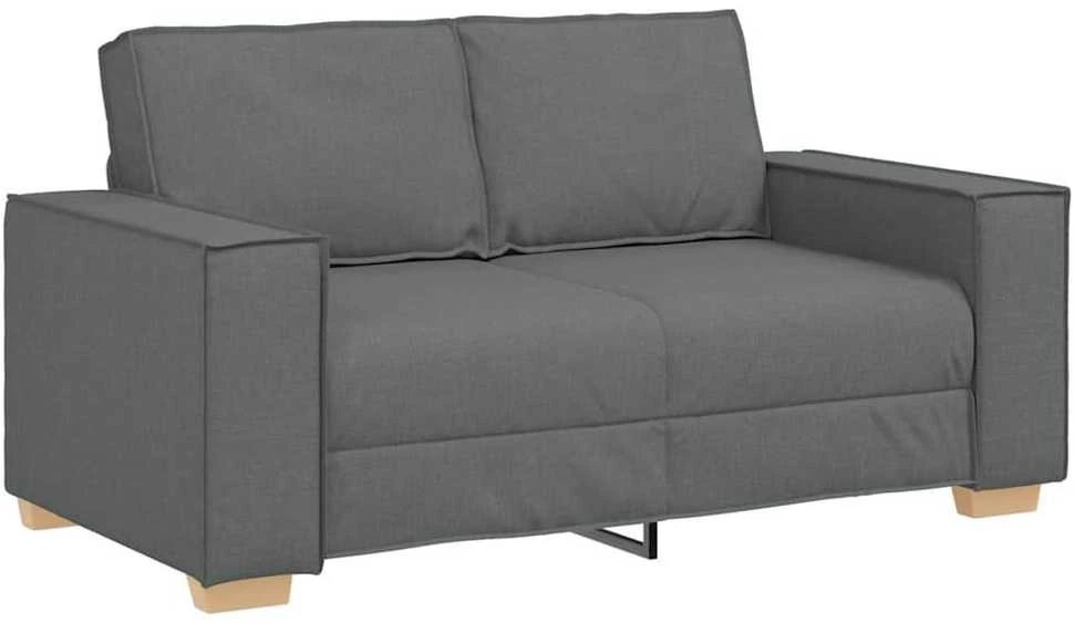 Dvivietė sofa, tamsiai pilka, 160x78x84 cm, audinys