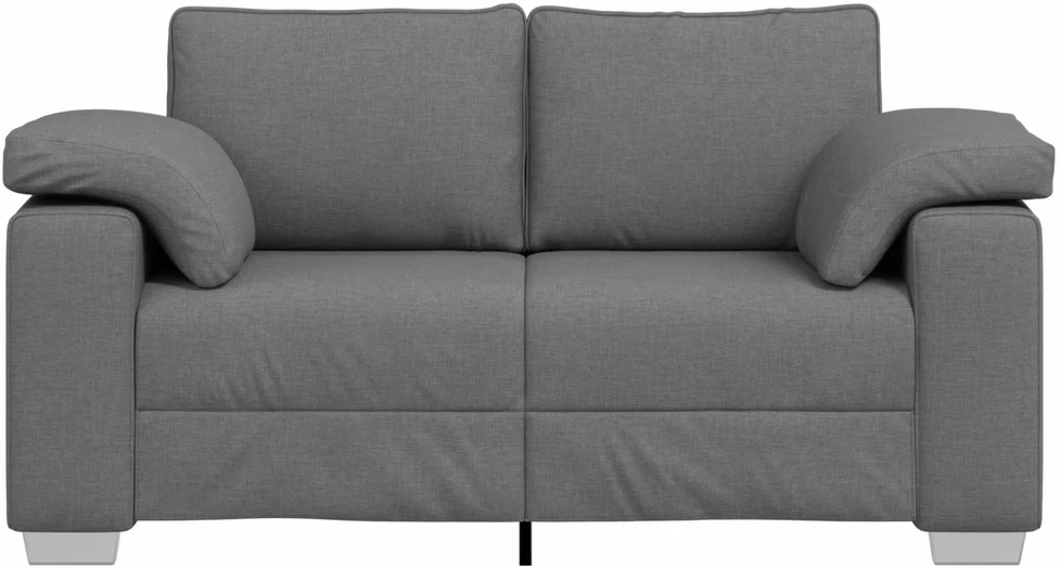 Dvivietė sofa Tamsiai pilka 160 cm audinys