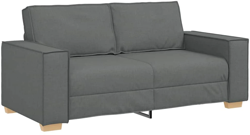 Dvivietė sofa, tamsiai pilka, 180x78x84 cm, audinys