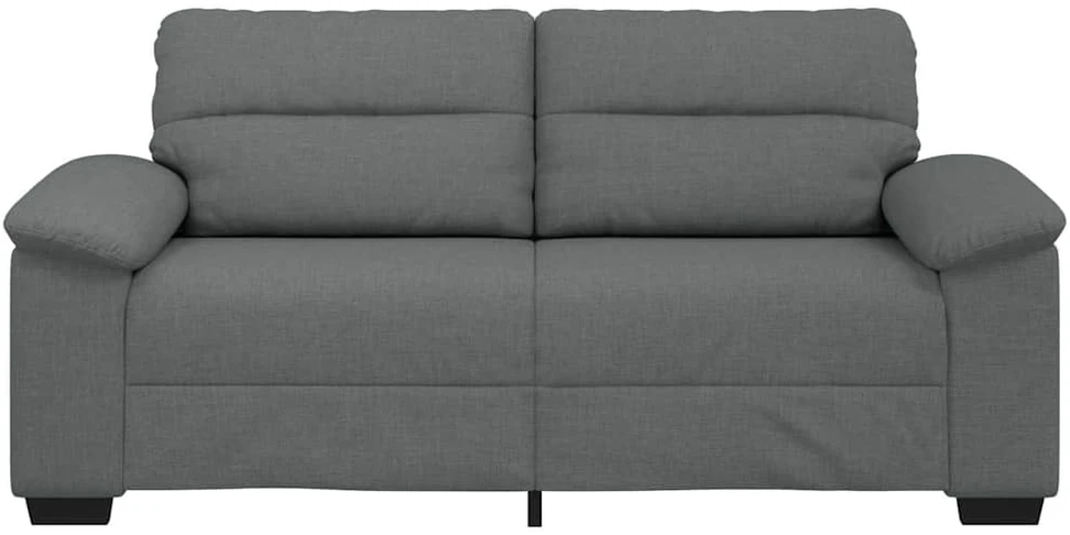 Dvivietė sofa, tamsiai pilka, 180x81x84 cm, audinys