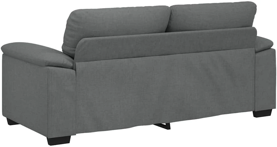 Dvivietė sofa, tamsiai pilka, 180x81x84 cm, audinys