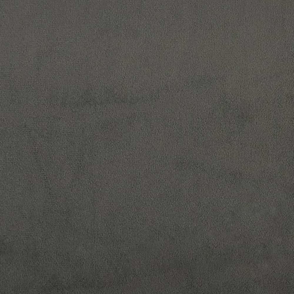 Dvivietė sofa, tamsiai pilkos spalvos, 120cm, aksomas