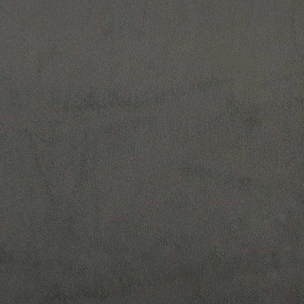 Dvivietė sofa, tamsiai pilkos spalvos, 120cm, aksomas