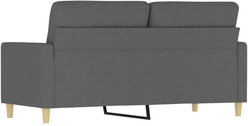 Dvivietė sofa, tamsiai pilkos spalvos, 140cm, audinys
