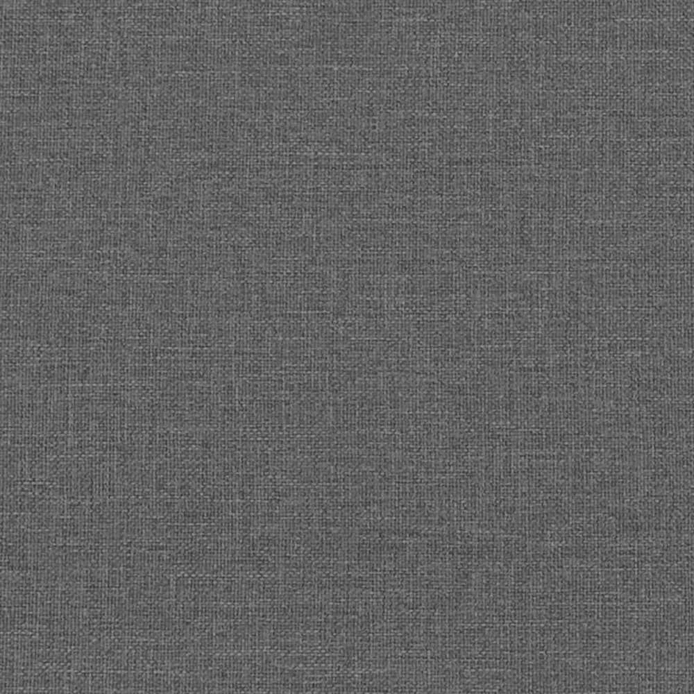 Dvivietė sofa, tamsiai pilkos spalvos, audinys