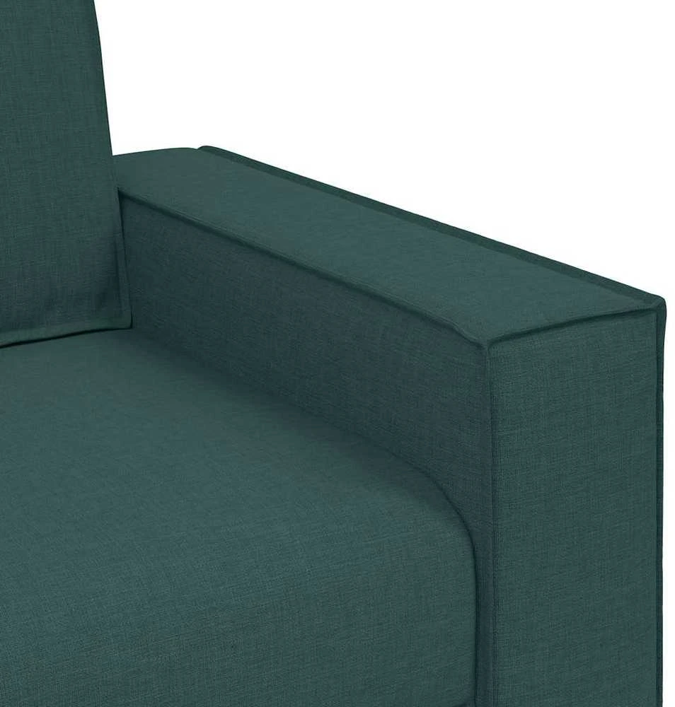 Dvivietė sofa, tamsiai žalia, 180x78x84 cm, audinys