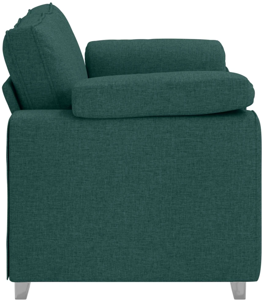Dvivietė sofa Tamsiai žalia 160 cm audinys