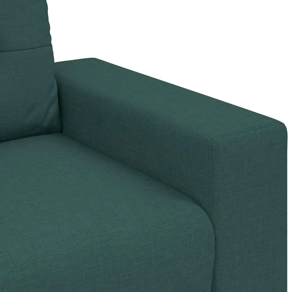 Dvivietė sofa, tamsiai žalia, 160x77x82 cm, audinys