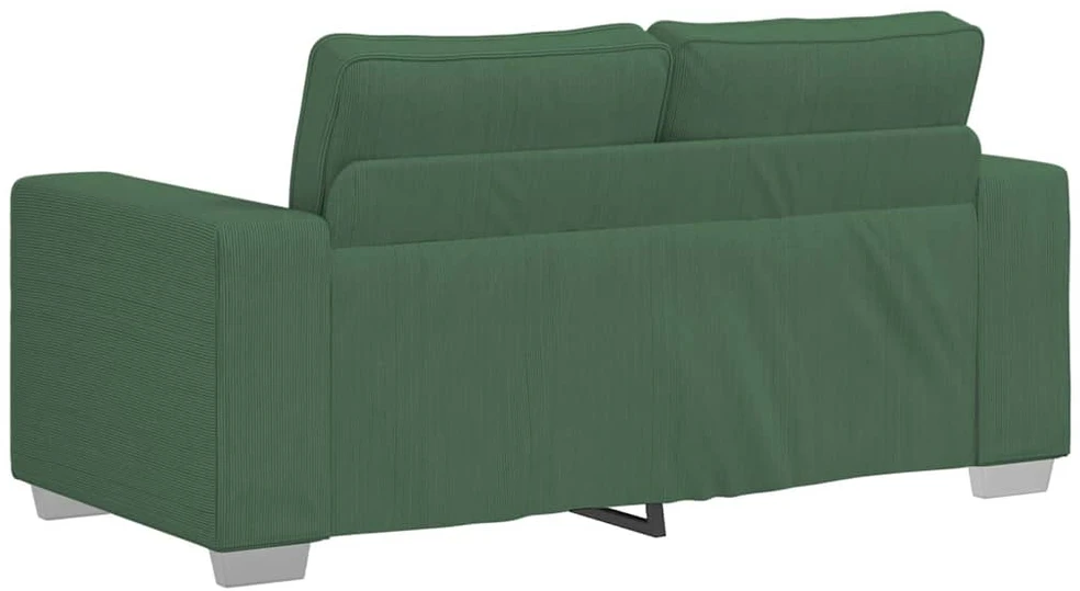 Dvivietė sofa, tamsiai žalia, 160x77x82 cm, velvetas, audinys