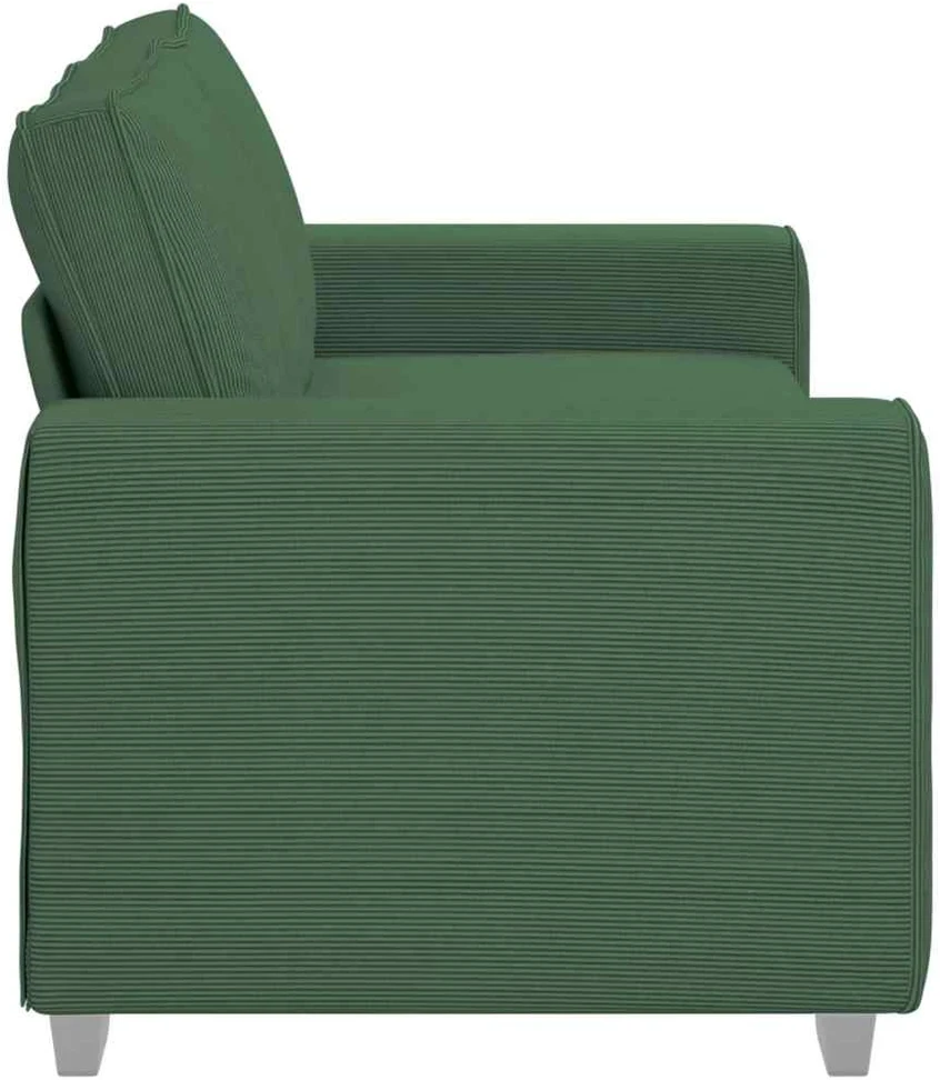 Dvivietė sofa, tamsiai žalia, 180x77x82 cm, velvetas, audinys