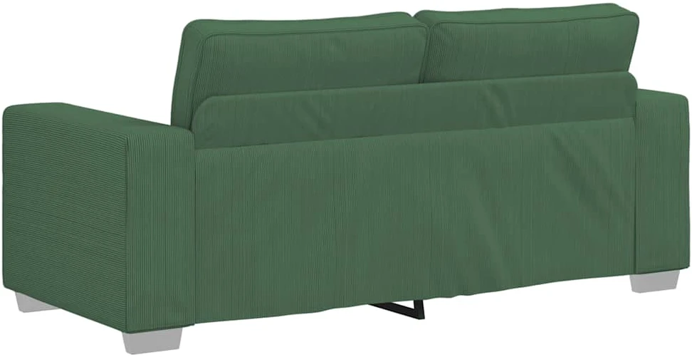 Dvivietė sofa, tamsiai žalia, 180x77x82 cm, velvetas, audinys