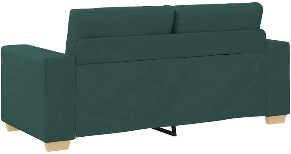 Dvivietė sofa, tamsiai žalia, 180x77x82 cm, audinys