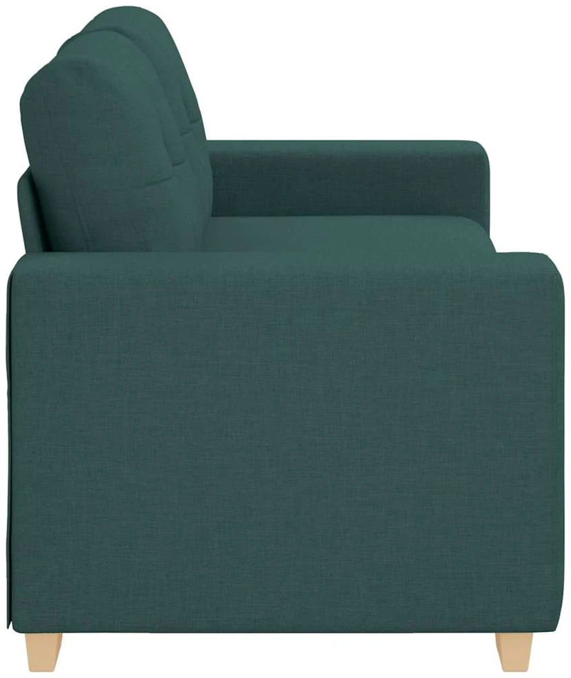 Dvivietė sofa, tamsiai žalia, 180x77x82 cm, audinys