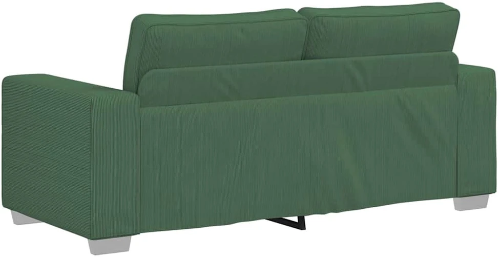 Dvivietė sofa, tamsiai žalia, 180x77x82 cm, velvetas, audinys