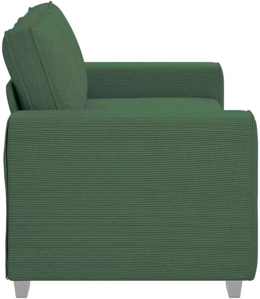 Dvivietė sofa, tamsiai žalia, 180x77x82 cm, velvetas, audinys